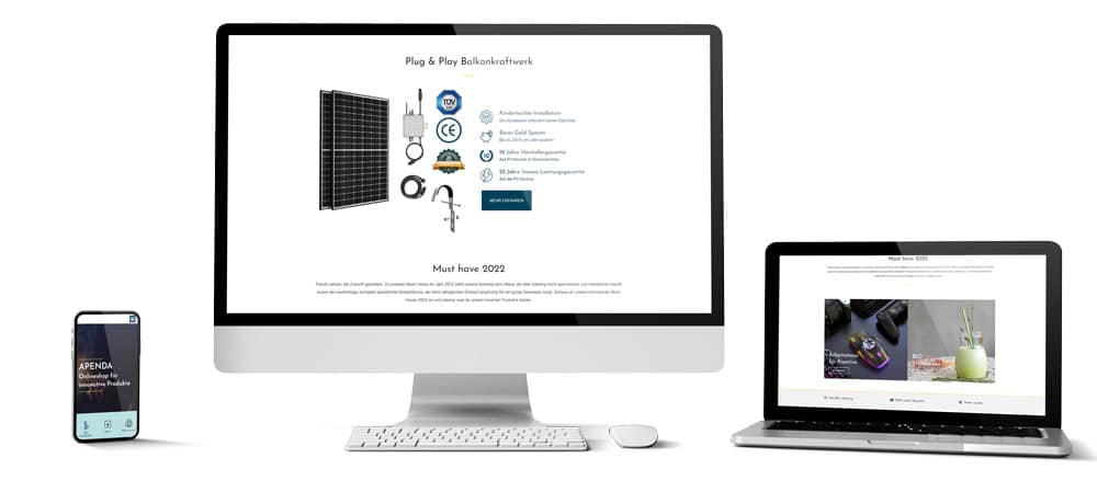 Online Shop Erstellung mit liilweb-solution.de